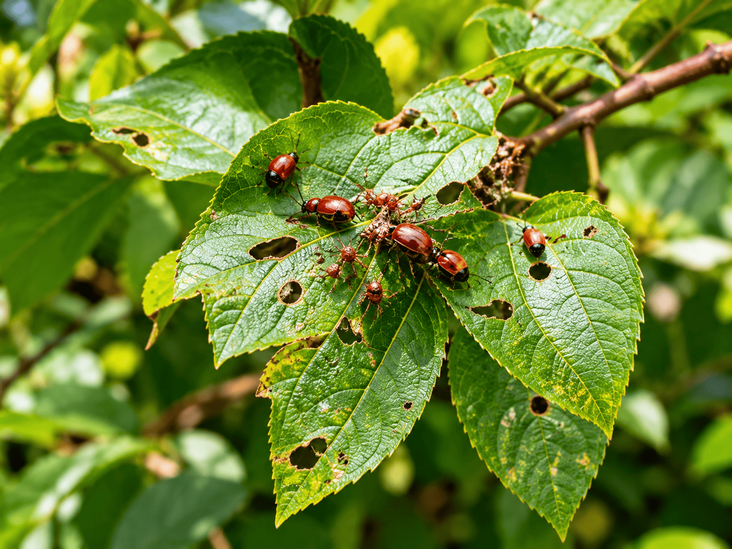 Tree leaves and plant care