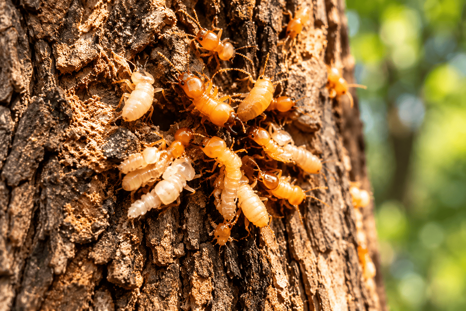 Tree trunk and plant health